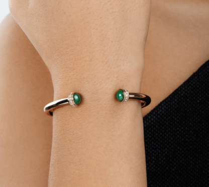 Possession open bangle bracelet